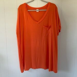Sew In Love Orange Short Sleeve Tee
